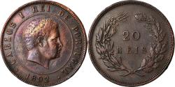 World Coins - Coin, Portugal, Carlos I, 20 Reis, 1892, , Bronze, KM:533
