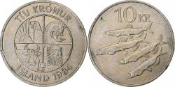 World Coins - Iceland, 10 Kronur, 1984, Copper-nickel, , KM:29.1