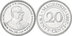 World Coins - Mauritius, 20 Cents, 2003