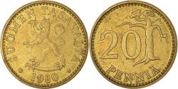 World Coins - Coin, Finland, 20 Pennia, 1980