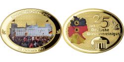 World Coins - Germany, Medal, 25 Ans de la Réunification Allemande, 2015, , Copper