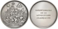 World Coins - France, Medal, Révolution Française, L'Etre Suprême, History, Mauviel