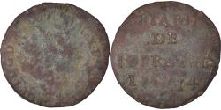 World Coins - Coin, France, LORRAINE, Leopold I, Liard, 1714, Nancy, , Copper