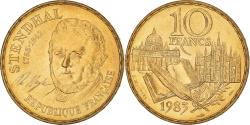 World Coins - Coin, France, Stendhal, 10 Francs, 1983, , Nickel-Bronze, KM:953