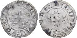 World Coins - France, Charles IV, Double Parisis, 1323, Billon, , Duplessy:244b