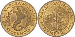 World Coins - Sweden, Medal, Warschauer Hilfswoche, Bronze,