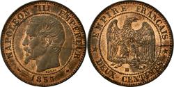 World Coins - Coin, France, Napoleon III, Napoléon III, 2 Centimes, 1855, Strasbourg