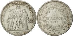 World Coins - Coin, France, Hercule, 5 Francs, 1875, Bordeaux, , Silver, KM:820.2