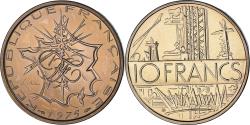 World Coins - Coin, France, Mathieu, 10 Francs, 1975, Monnaie de Paris, série FDC, Tranche A
