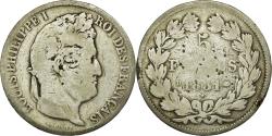 World Coins - Coin, France, Louis-Philippe, 5 Francs, 1831, Lyon, , Silver, KM:735.4