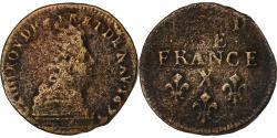 World Coins - France, Louis XIV, Liard, 1699, Amiens, Copper, , C2G:174