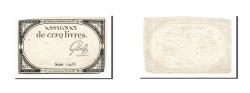 World Coins - Banknote, France, 5 Livres, 1793, Gillet, EF(40-45), KM:A76, Lafaurie:171