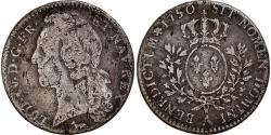 World Coins - Coin, France, Louis XV, 1/5 Écu au bandeau, 24 Sols, 1/5 ECU, 1750, Paris