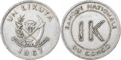 World Coins - CONGO, DEMOCRATIC REPUBLIC, Likuta, 1967, Aluminum, , KM:8