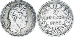 World Coins - Coin, France, Louis-Philippe, 5 Francs, 1842, Lille, , Silver