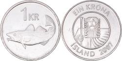 World Coins - Coin, Iceland, Krona, 2007, , Nickel, KM:27A