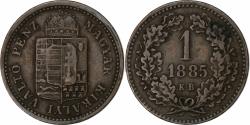 World Coins - Hungary, Franz Joseph I, Krajczar, 1885, Kremnica, Copper, , KM:458