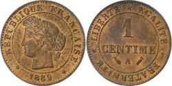 World Coins - France, Centime, Cérès, 1889, Paris, Bronze, , Gadoury:88, KM:826.1