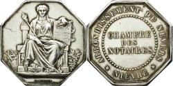 World Coins - France, Token, Notaires de l'Arrondissement de Nevers, Nièvre, Borrel.A