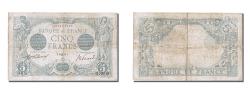 World Coins - Banknote, France, 5 Francs, 5 F 1912-1917 ''Bleu'', 1915, 1915-09-28, EF(40-45)
