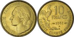 World Coins - Coin, France, Guiraud, 10 Francs, 1951, Beaumont - Le Roger,