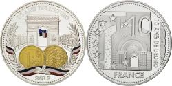 World Coins - France, Medal, The Fifth Republic, History, , Silver