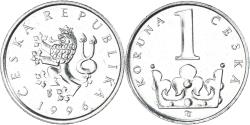 World Coins - Coin, Czech Republic, Koruna, 1996