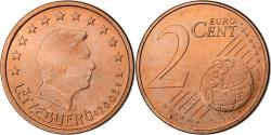 World Coins - Luxembourg, 2 Euro Cent, 2003, Utrecht, Copper Plated Steel,