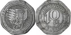 World Coins - Germany, Stadt Oberndorf, 10 Pfennig, 1918, , Iron