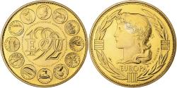 World Coins - France, Medal, Ecu Europa, Marianne, 1992, Bronze Florentin, Rodier,