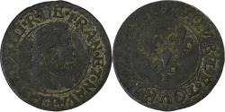 World Coins - France, Louis XIII, Double Tournois, 1615, Nantes, Copper, , CGKL:378