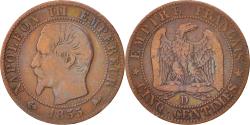 World Coins - Coin, France, Napoleon III, Napoléon III, 5 Centimes, 1855, Lyon,