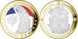 World Coins - France, Medal, Les piliers de la République, Marianne, Politics, 2010, La