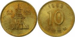 World Coins - KOREA-SOUTH, 10 Won, 1983, Brass, , KM:33.1