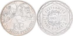 World Coins - France, 10 Euro, Midi-Pyrénées, 2012, Paris, Silver, , Gadoury:EU514