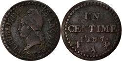 World Coins - Coin, France, Dupré, Centime, AN 7, Paris, , Bronze, KM:646