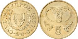 World Coins - Coin, Cyprus, 5 Cents, 1983, , Nickel-brass, KM:55.3