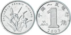 World Coins - Coin, China, Jiao, 2005