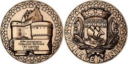 World Coins - France, Medal, 40ème Anniversaire, Fédération Nationale Léo Lagrange