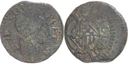 World Coins - Coin, Spain, CATALONIA, Louis XIII, Seiseno, 1641, Tarrega, , Copper