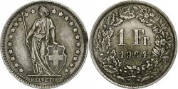 World Coins - Switzerland, Franc, 1964, Bern, Silver, , KM:24