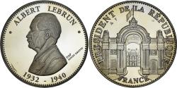 World Coins - France, Medal, Les Présidents de la République, Albert Lebrun, Politics