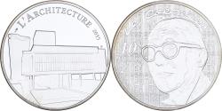 World Coins - France, 10 Euro, Le Corbusier, Proof, 2015, MDP, Silver,