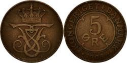 World Coins - Coin, Denmark, Frederik VIII, 5 Öre, 1908, Copenhagen, , Bronze
