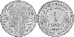 World Coins - France, Franc, Morlon, 1946, Paris, Aluminum, , KM:885a.1