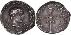 Ancient Coins - Augustus, Denarius, 17 BC, Uncertain mint, Silver, NGC, VF(30-35), RIC:I-540
