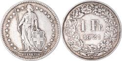 World Coins - Coin, Switzerland, Franc, 1921, Bern, , Silver, KM:24