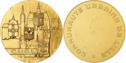World Coins - France, Medal, Communauté urbaine de Lille, 1982, Bronze, Roy,
