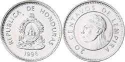 World Coins - Honduras, 20 Centavos, 1996, Nickel plated steel, , KM:83a.2