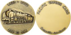 World Coins - France, Medal, Pacific Vapeur Club, Sotteville-lès-Rouen, 1992, Bronze,